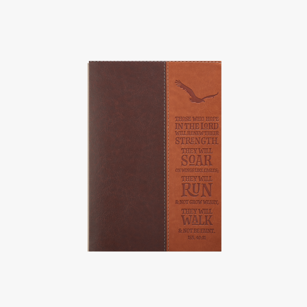 Journal Soar On Wings Of Eagles LuxLeather - Isaiah 40:31