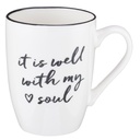 Mug It is Well With My Soul White/Black
