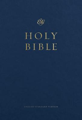 ESV Pew and Worship Bible Large Print Blue H/C