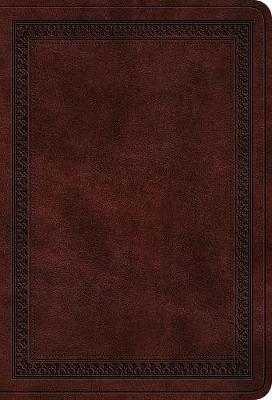 ESV Value Large Print Compact Bible Mahogany TruTone