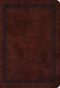 ESV Value Large Print Compact Bible Mahogany TruTone