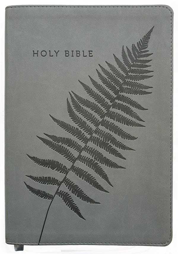 NLT Bible Grey Fern Flexitone
