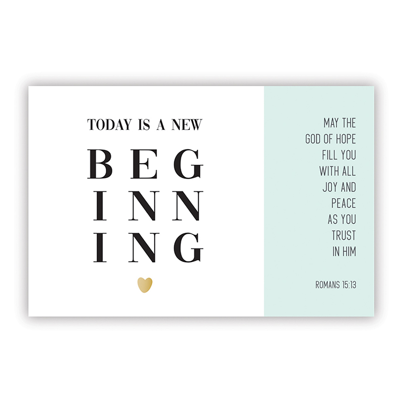 PIO Today Is A New Beginning (Pkt 25)