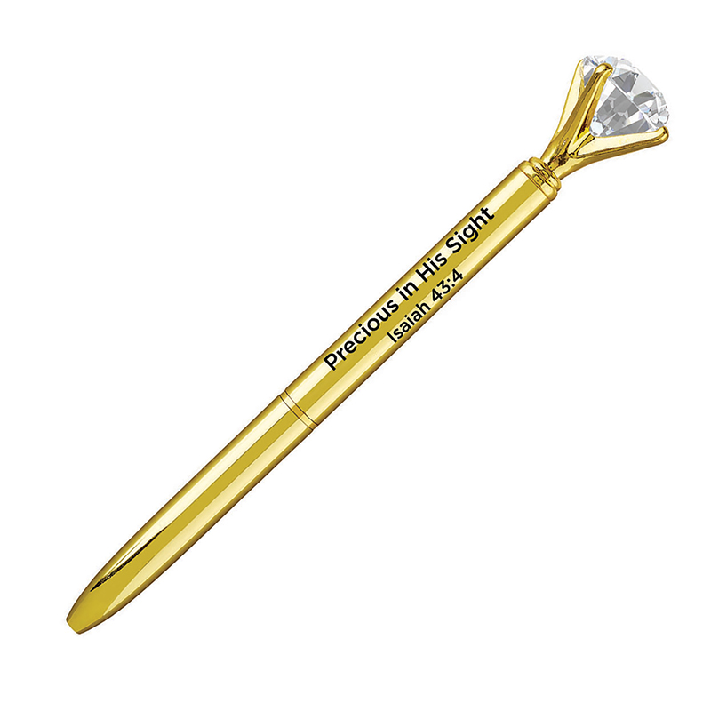 Gem Pen Precious In His Sight Gold