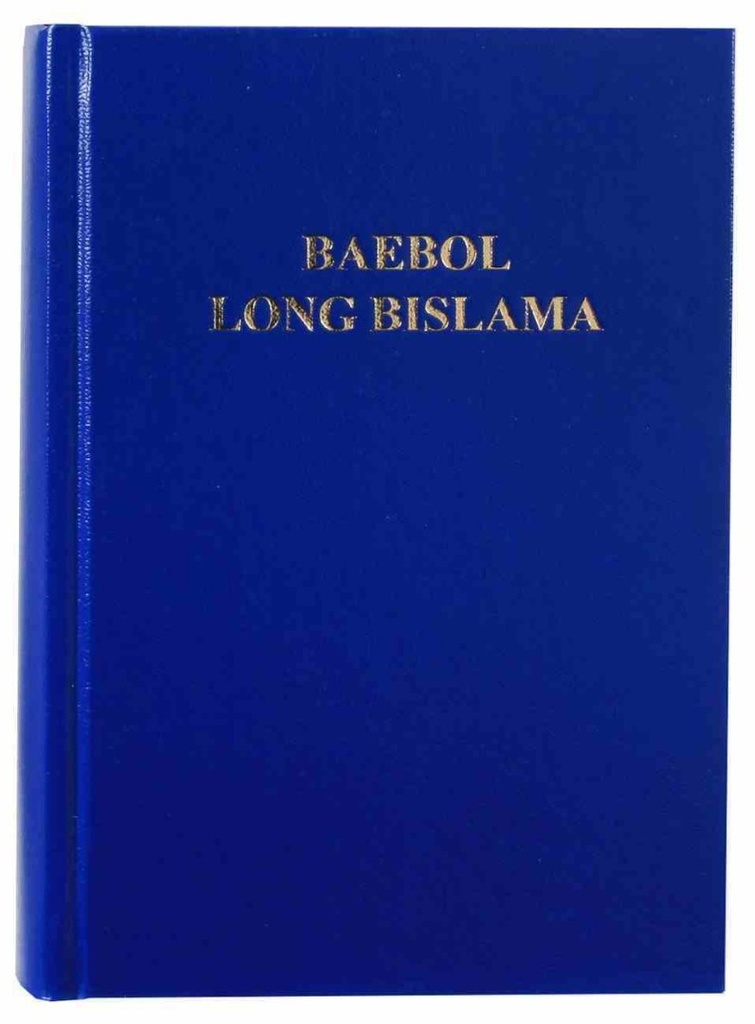 Bislama (Vanuatu)  Bible  Blue Hard Cover