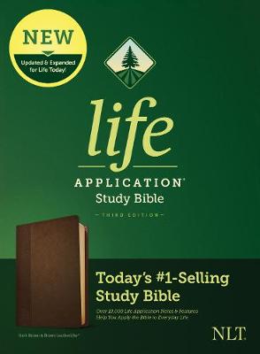 NLT Life Application Study Bible 3rd Ed Brown I/L  (OP)