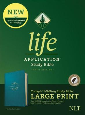 NLT Life Application 3rd Ed Indexed Lge Print Teal