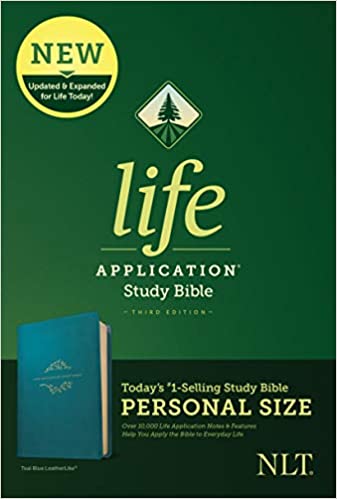 NLT Life Application 3rd Ed Personal Size Teal I/L