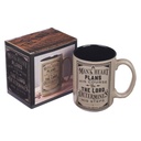 Mug Man's Heart Brown