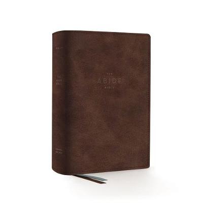 NKJV Abide Bible Brown Leathersoft