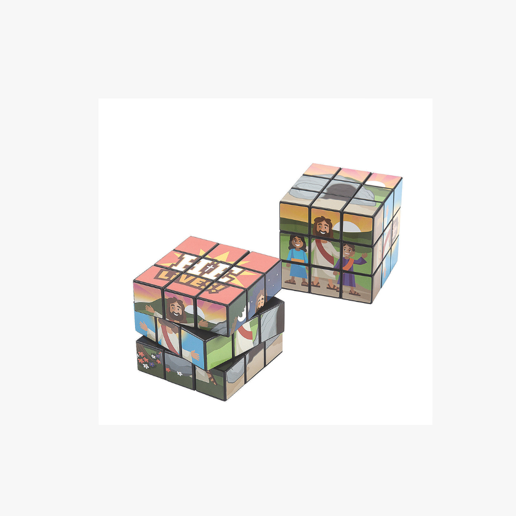 Puzzle Cubes He Lives Single