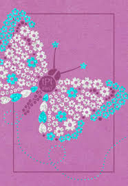 TPT New Testament Compact Youth Girls Butterfly Pink