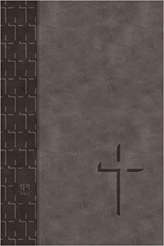 TPT New Testament Large Print Gray w Ps, Prov & SofS