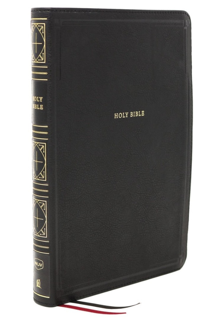 NKJV Thinline Bible Giant Print Black I/L
