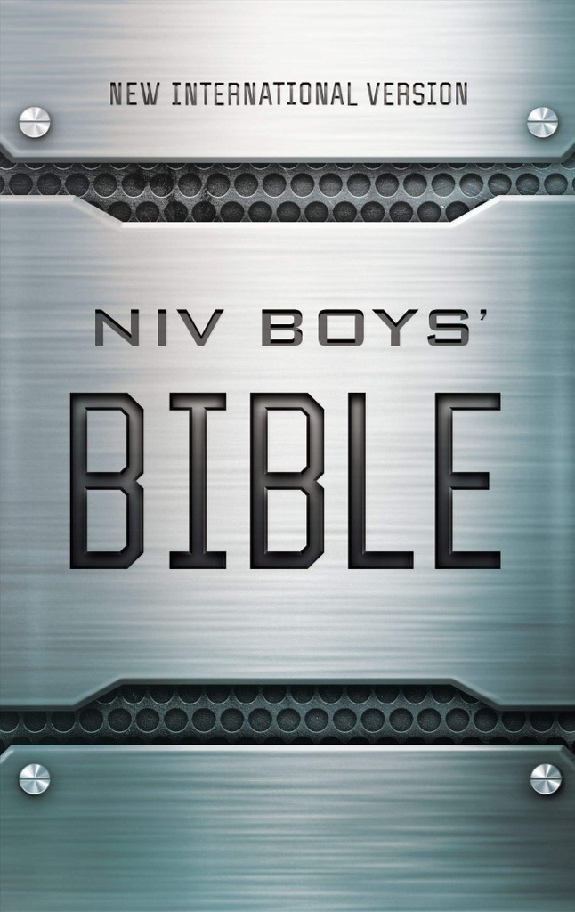 NIV Boys' Bible Metalic-Look H/C