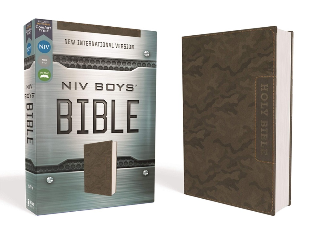 NIV Boys' Bible Brown Camo I/L