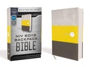 NIV Compact Boys' Backpack Bible Yellow/Gray I/L