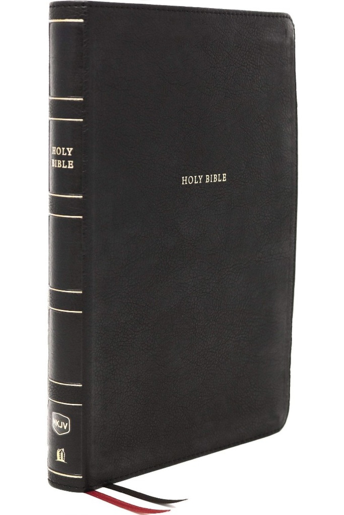 NKJV Thinline Bible Large Print Black I/L