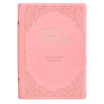 KJV Giant Print Full Size Pink Luxleather