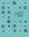 NIV Beautiul Word Coloring Bible For Girls Gift Set Teal H/C