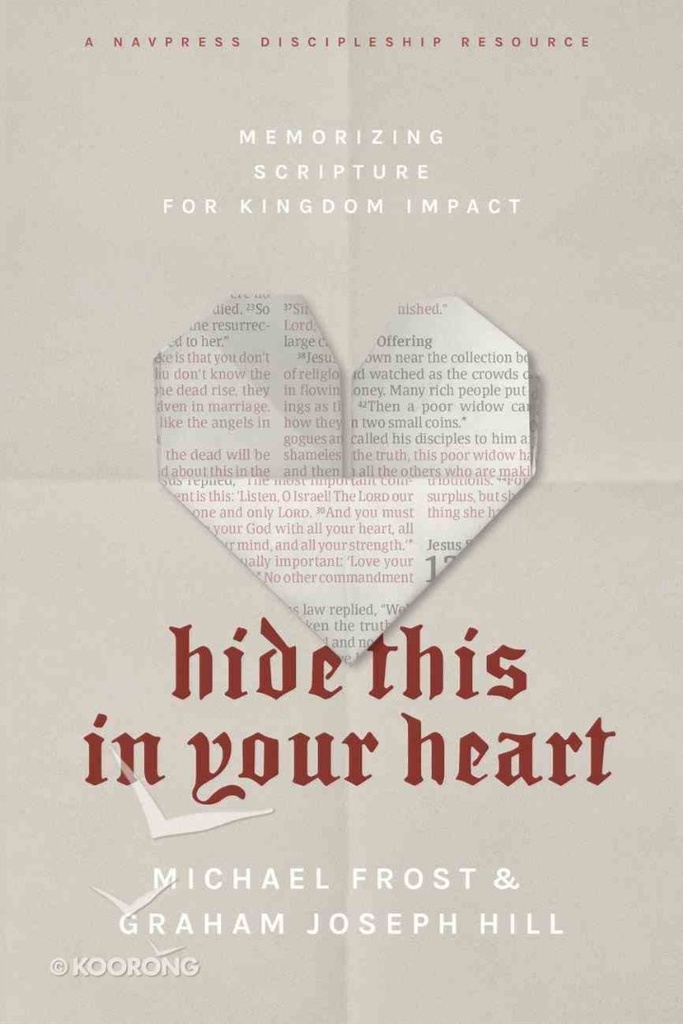 Hide This in Your Heart: Memorizing Scripture