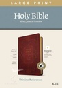 KJV Large Print Thinline Ref Filament Enabled Burg Index