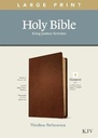 KJV Large Print Thinline Ref Bible Filament Enabled Brown