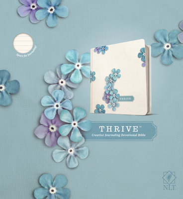 NLT Thrive Creative Journaling Devotional Bible Blue HC