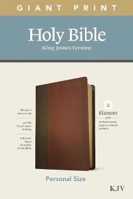 KJV Personal Size Giant Print Filament Brown I/L