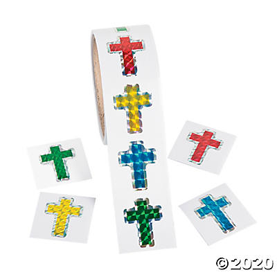 Sticker Roll Cross Prisms Single