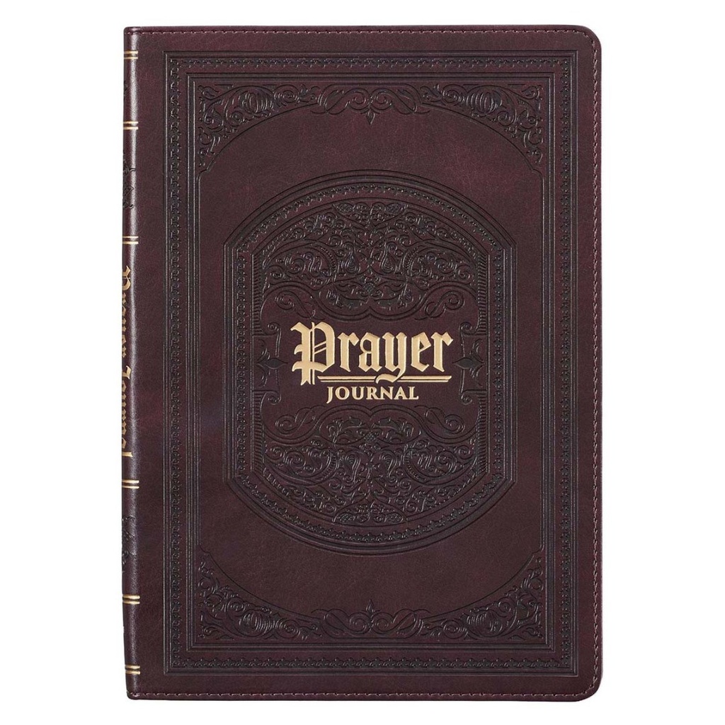 Journal Prayer Luxleather Dark Brown