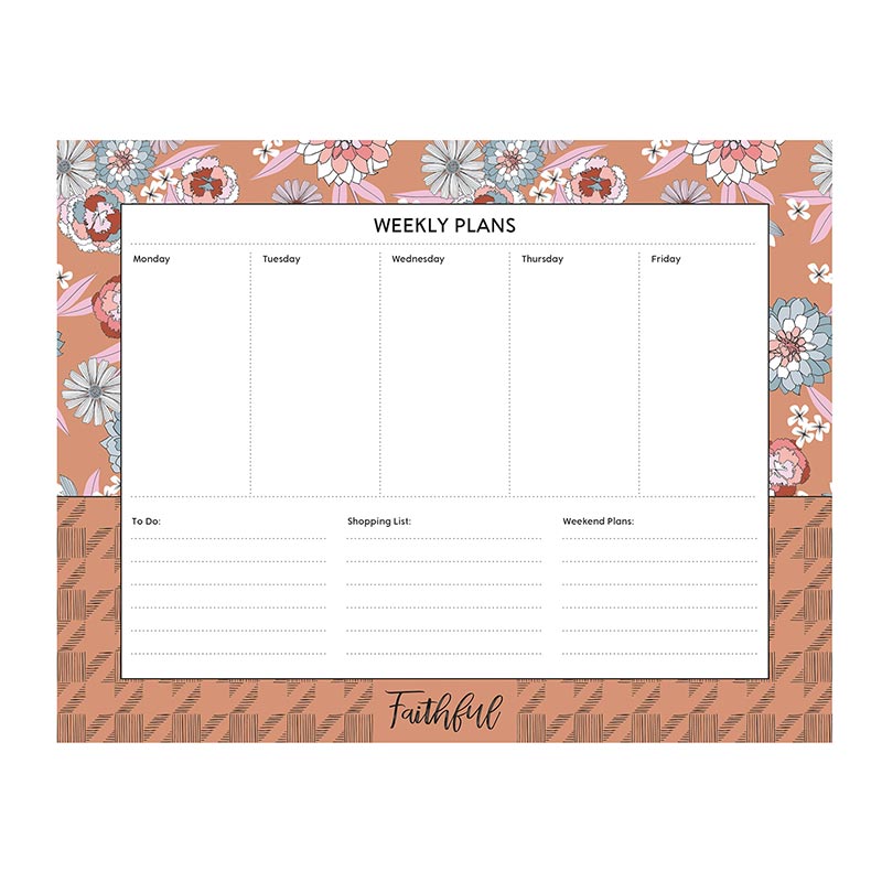 Weekly Planner Faithful