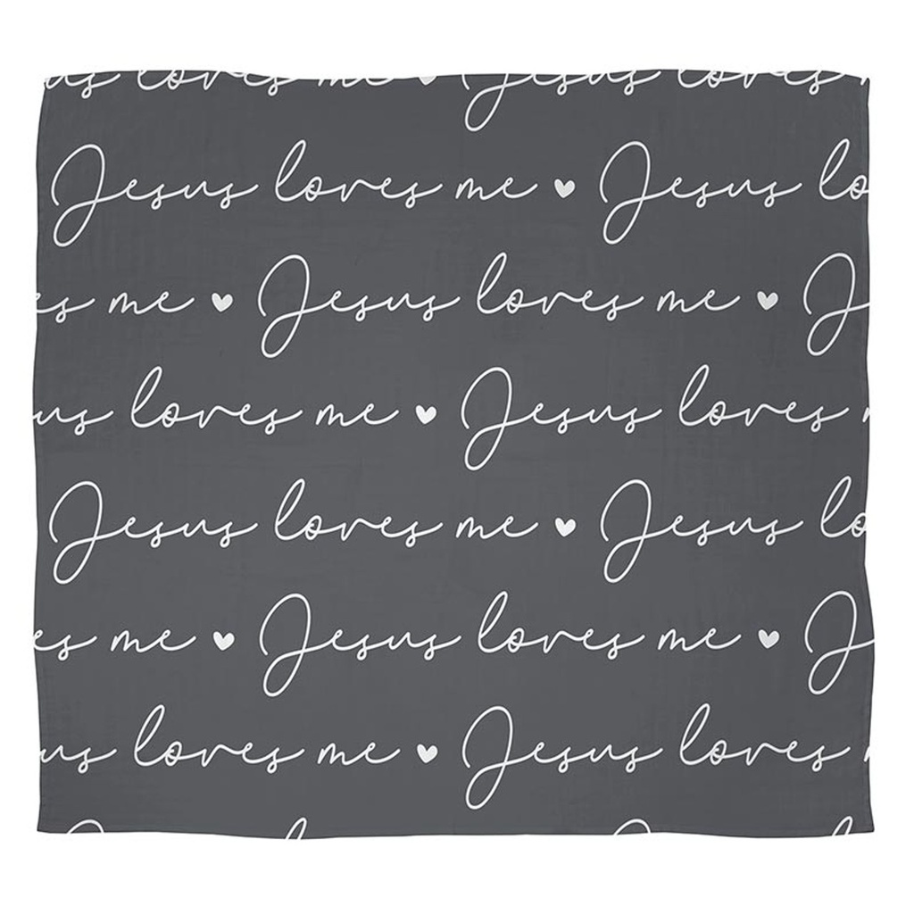 Swaddle Blanket Jesus Loves Me