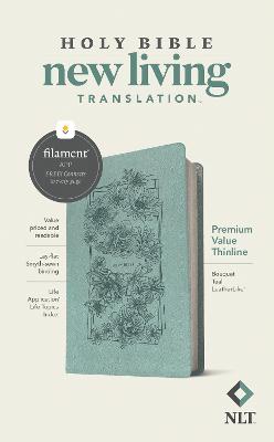NLT Bible Premium Value Thinline  Filament Enable Teal