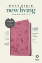NLT Bible Large Print Premium Value Thinline Filament Pink