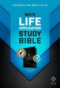 NLT Boys Life Application Bible Neon/Black Indexed
