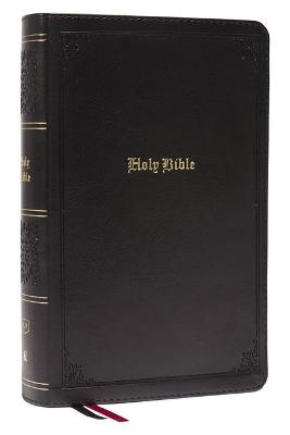 KJV End-Of-Verse Ref Bible Pers Size L/P Black Indexed (IOS)