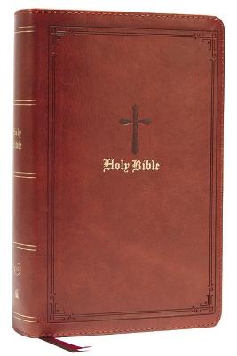 KJV End-Of-Verse Ref Bible Personal Size L/P Brown (OP)