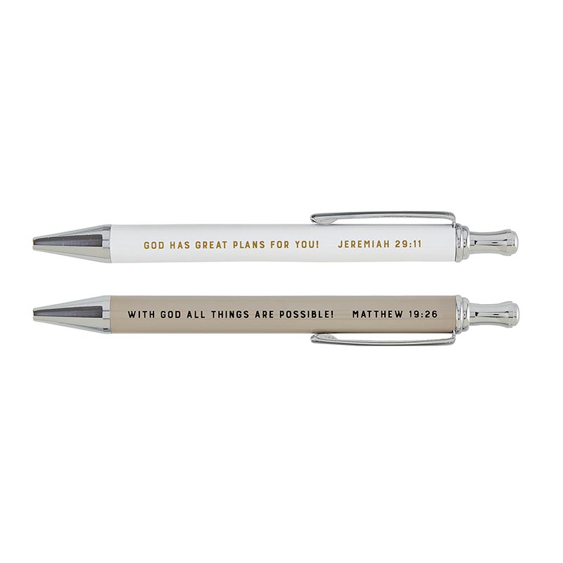 Pen Set God Has Plans 2Pk