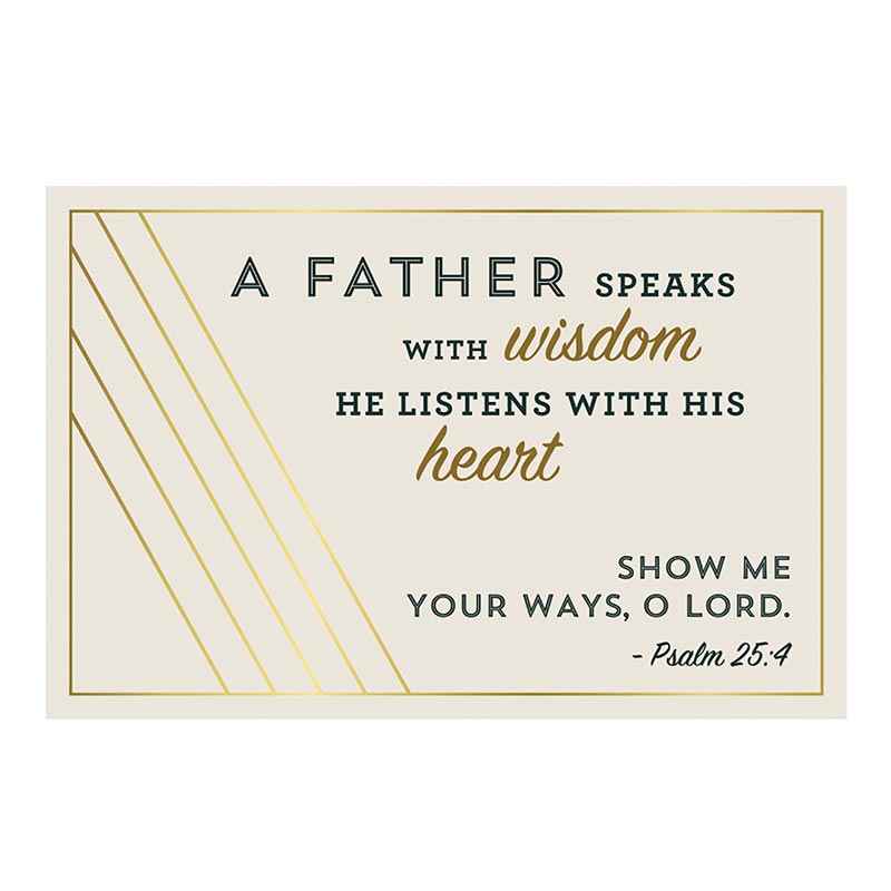 PIO Father Speaks With Wisdom Psalm 25:4 (25Pk)