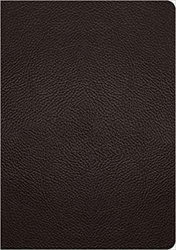ESV Study Bible Deep Brown Genuine Leather