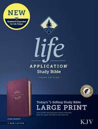 KJV Life Application Bible 3rd Ed Lge Pt Purple Index