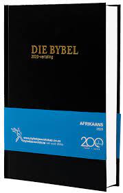 Afrikaans Bible 2020 Black Hardcover