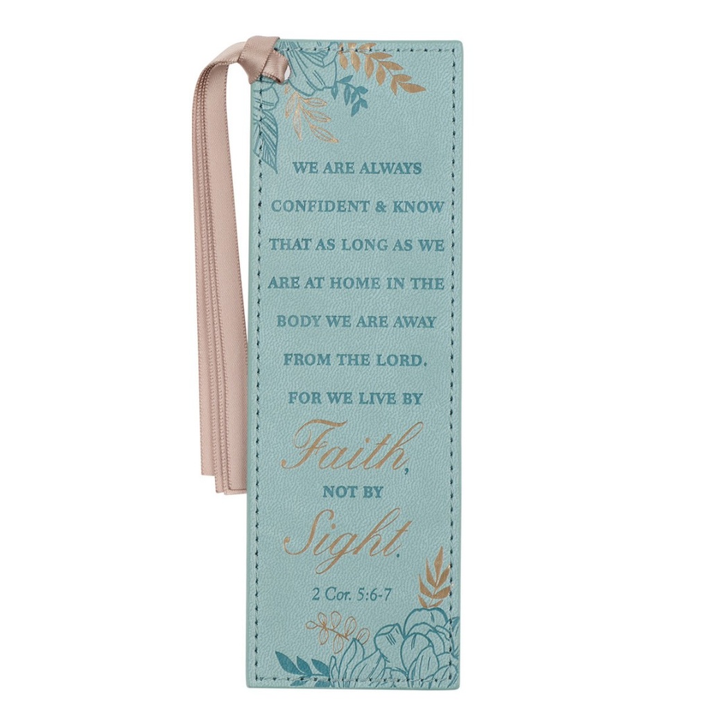 Pagemarker Live By Faith Not By Sight Teal