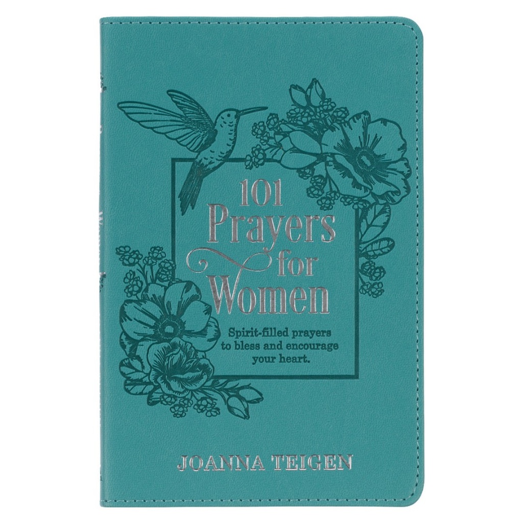 101 Prayers For Women Teal Luxleather