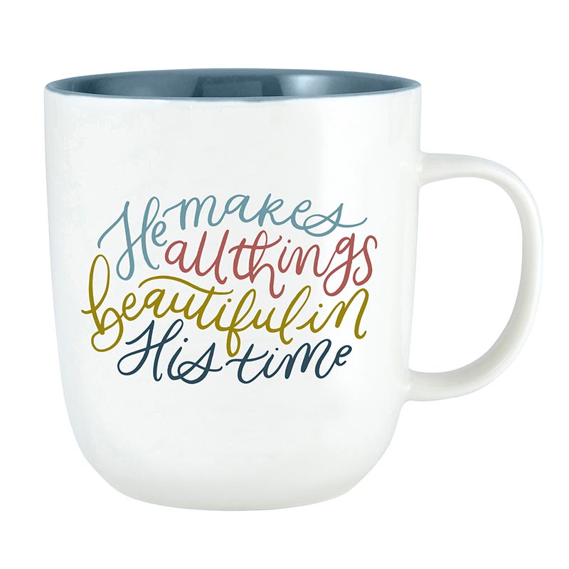 Mug All Things Beautiful In His Time Bone China