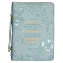 Bible Case Medium Green Flowers The Plans