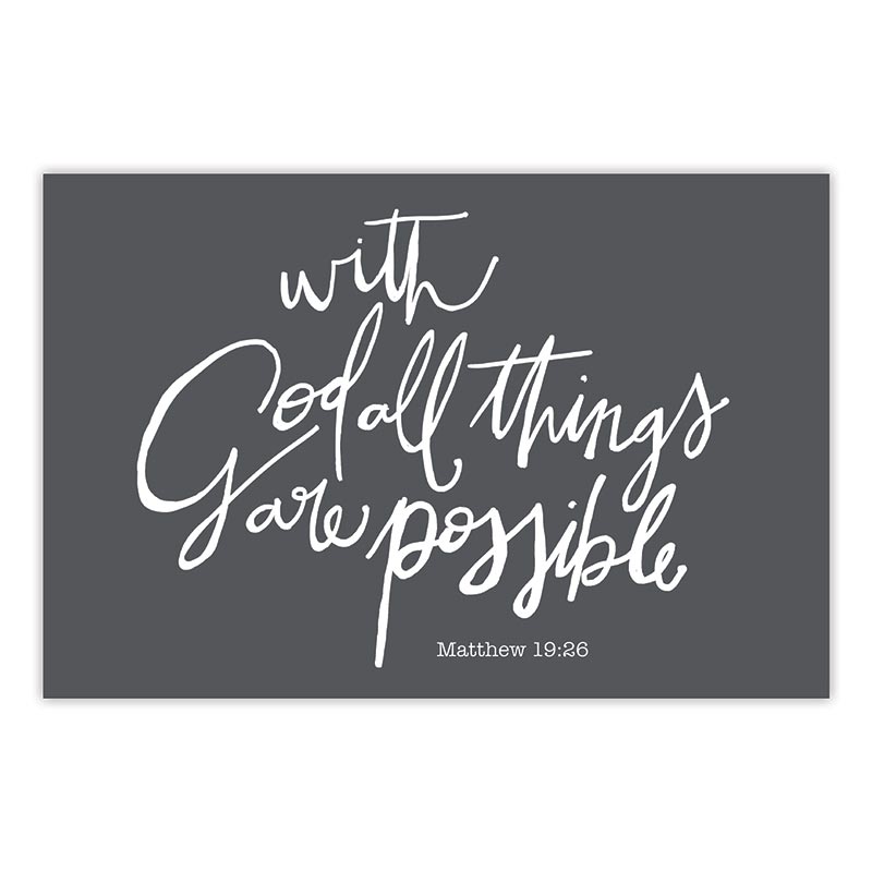 Post Sm: All Things Possible Gray