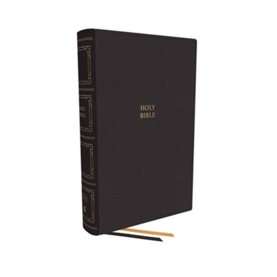 KJV Paragraph-Style Thinline Bible L/P Black I/L