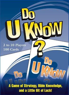 Do U Know? Card Game: A Game of Strategy, Bible Knowledge